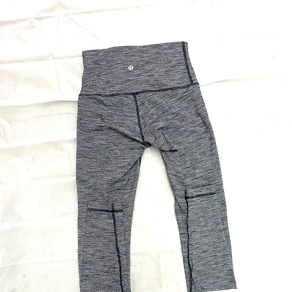 Lululemon Athletica Gray Leggings Slim Fit Sz 4